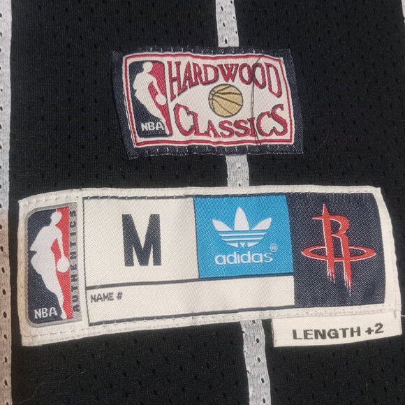 Adidas Men's Hardwood Classics Hakeem Olajuwon Houston Rockets BBall Jersey M - Picture 6 of 8